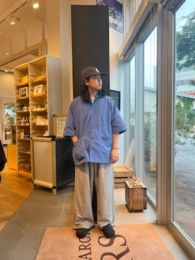 下田海秀さん(メンズ・168cm)の春コーディネート