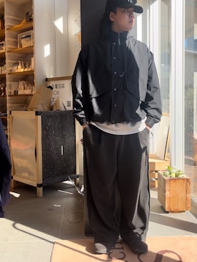 「L.L.Bean（エルエルビーン）のアイテム」を使った、下田海秀さん（メンズ・168cm）の冬コーディネート