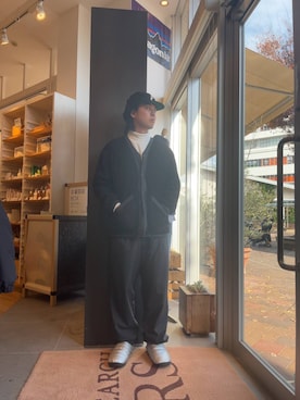 下田海秀さん（メンズ・168cm）の冬コーディネート