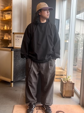 下田海秀さん（メンズ・168cm）の春コーディネート