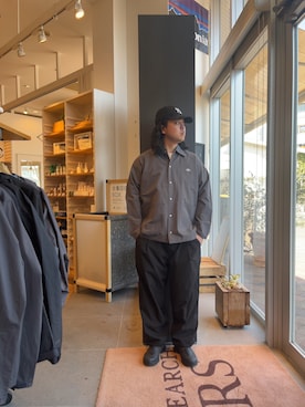 「DANTON（ダントン）のアイテム」を使った、下田海秀さん（メンズ・168cm）の春コーディネート