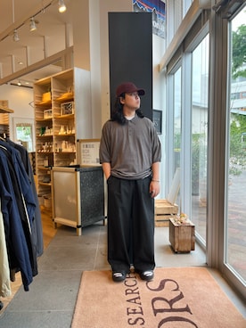 下田海秀さん（メンズ・168cm）の春コーディネート