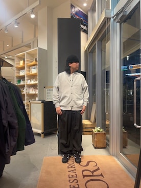 下田海秀さん（メンズ・168cm）の冬コーディネート