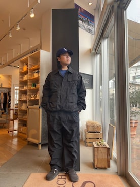 「snowpeak」｜下田海秀さん（メンズ・168cm）の冬コーディネート