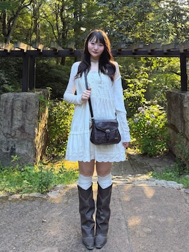 「アイテム（カーディガン/ボレロ）」を使った、こんぷさん（レディース・160cm）の夏コーディネート