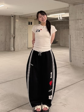 「aeae（エーイーエーイー）のアイテム」を使った、こんぷさん（レディース・160cm）の夏コーディネート