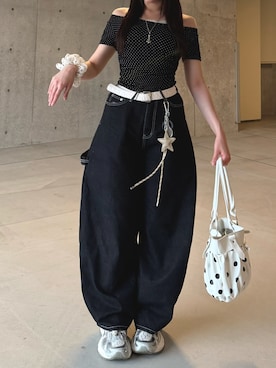 「OLD ORDER（オールドオーダー）のアイテム」を使った、こんぷさん（レディース・160cm）の夏コーディネート