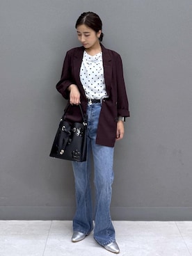 「VIS（ビス）のアイテム（パンツ）」を使った、スズさん（レディース・152cm）の夏コーディネート