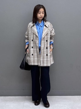 「VIS（ビス）のアイテム」を使った、スズさん（レディース・152cm）の秋コーディネート