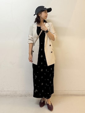 「VIS（ビス）のアイテム（アクセサリー）」を使った、スズさん（レディース・152cm）の夏コーディネート