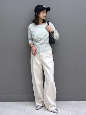 「Juze（ジュゼ）のアイテム」を使った、スズさん（レディース・152cm）の秋コーディネート