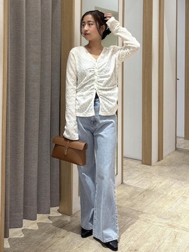 「Juze（ジュゼ）のアイテム」を使った、スズさん（レディース・152cm）の春コーディネート