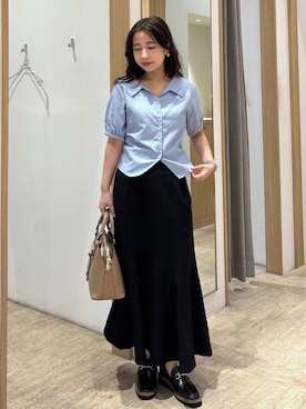 「お仕事コーデ」｜スズさん（レディース・152cm）の秋コーディネート