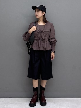スズさん（レディース・152cm）の秋コーディネート
