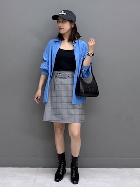 「VIS（ビス）のアイテム」を使った、スズさん（レディース・152cm）の秋コーディネート