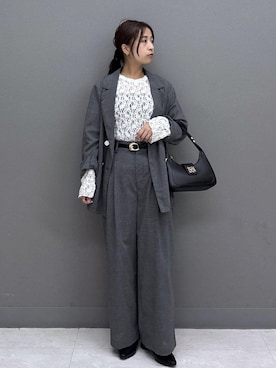 「VIS（ビス）のアイテム（パンツ）」を使った、スズさん（レディース・152cm）の夏コーディネート