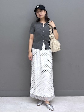 「POLO BCS（ポロ ビーシーエス）のアイテム」を使った、スズさん（レディース・152cm）の夏コーディネート
