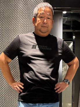 「armaniexchange」｜0129evolutionさん（メンズ・165cm）の秋コーディネート