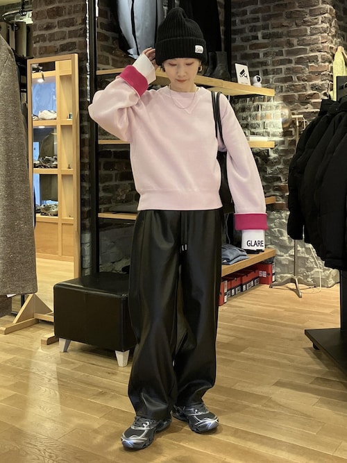 セール】シンセティックレザートラックパンツ（その他パンツ）｜ADAM