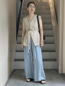 MATSUMURAさん(レディース・159cm)の夏コーディネート