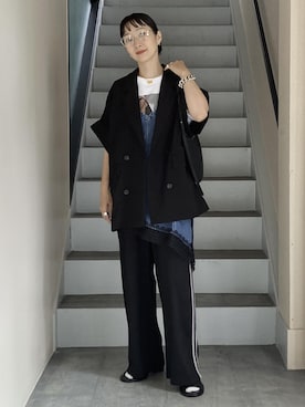 MATSUMURAさん（レディース・159cm）の夏コーディネート