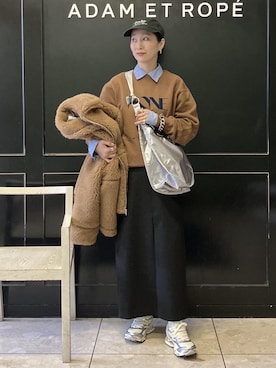 「アイテム（ブルゾン）」を使った、MATSUMURAさん（レディース・159cm・40代）の冬コーディネート