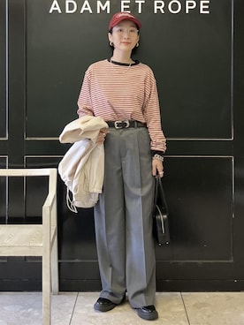 MATSUMURAさん（レディース・159cm）の冬コーディネート