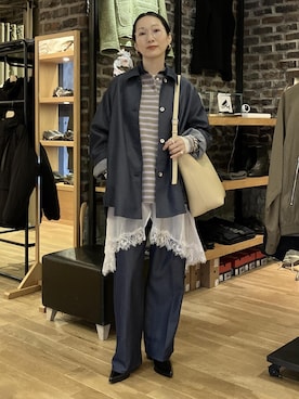 MATSUMURAさん（レディース・159cm）の冬コーディネート