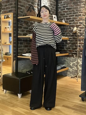 「デートコーデ」｜MATSUMURAさん（レディース・159cm・40代）の秋コーディネート