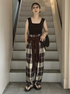 MATSUMURAさん(レディース・159cm)の夏コーディネート