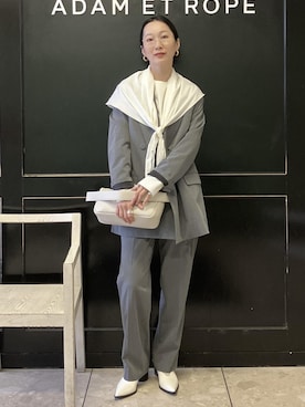 MATSUMURAさん（レディース・159cm）の冬コーディネート