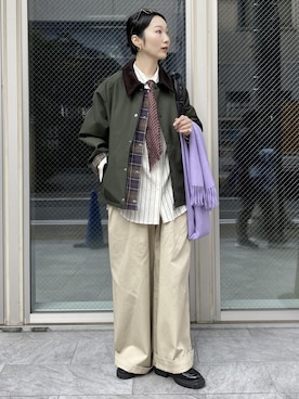 「アイテム（その他シューズ）」を使った、MATSUMURAさん（レディース・159cm）の秋コーディネート