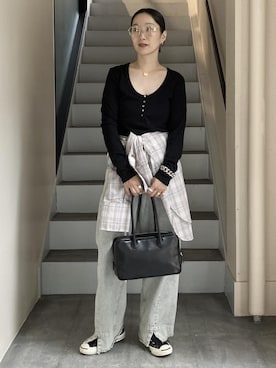MATSUMURAさん(レディース・159cm)の秋コーディネート