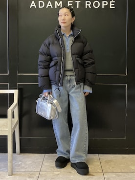 「アイテム（バッグ）」を使った、MATSUMURAさん（レディース・159cm・40代）の冬コーディネート