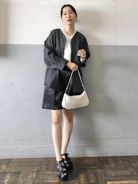 MATSUMURAさん(レディース・159cm)の夏コーディネート