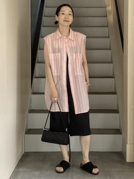MATSUMURAさん（レディース・159cm）の夏コーディネート