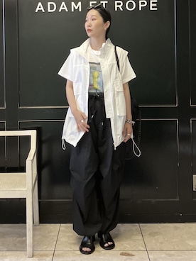 「NOMADIS（ノマディス）のアイテム」を使った、MATSUMURAさん（レディース・159cm）の春コーディネート