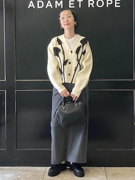 「アイテム（バッグ）」を使った、MATSUMURAさん（レディース・159cm・40代）の夏コーディネート