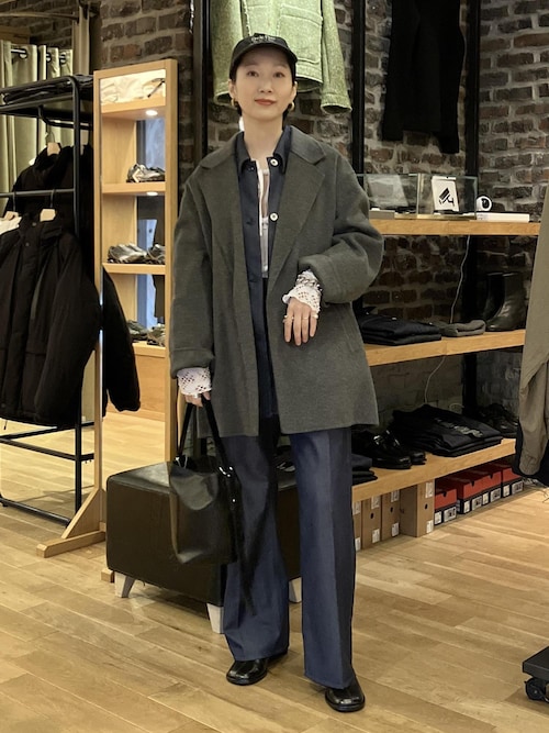 セール】Super120'sリバージャケットコート（テーラードジャケット