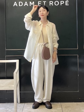 「アイテム（バッグ）」を使った、MATSUMURAさん（レディース・159cm・40代）の秋コーディネート