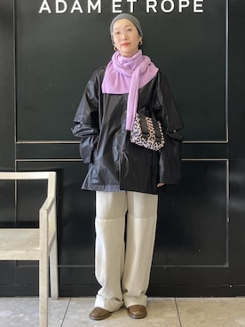 「アイテム（バッグ）」を使った、MATSUMURAさん（レディース・159cm・40代）の夏コーディネート