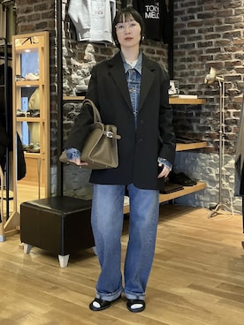 MATSUMURAさん(レディース・159cm)の冬コーディネート