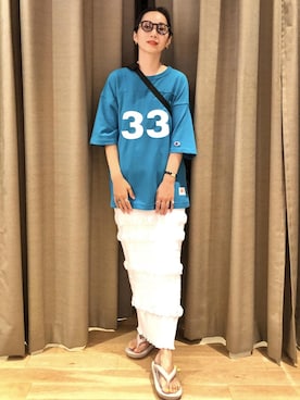 「トーアンドトー」｜MATSUMURAさん（レディース・159cm）の夏コーディネート