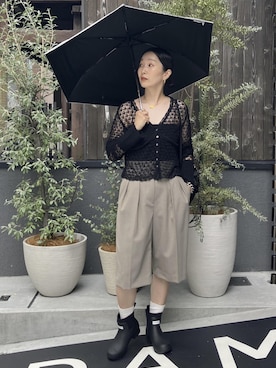 「NOMADIS（ノマディス）のアイテム」を使った、MATSUMURAさん（レディース・159cm）の夏コーディネート