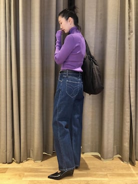 「AURALEE」｜MATSUMURAさん（レディース・159cm）の夏コーディネート