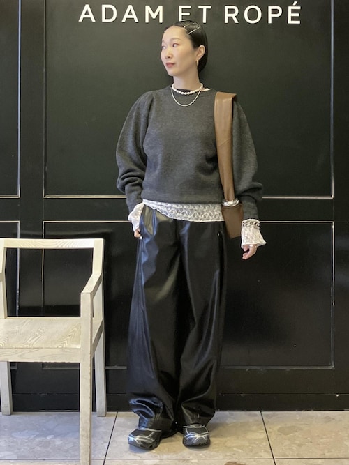 フレアスリーブレーストップス（Tシャツ/カットソー）｜ADAM ET ROPE