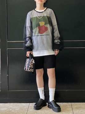 MATSUMURAさん（レディース・159cm）の夏コーディネート