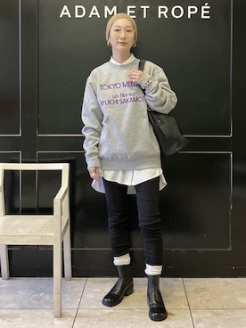 MATSUMURAさん(レディース・159cm)の冬コーディネート