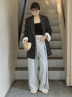 MATSUMURAさん（レディース・159cm）の夏コーディネート