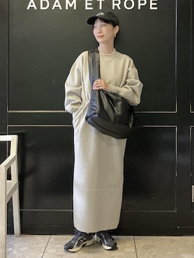 「アイテム（ワンピース/ドレス）」を使った、MATSUMURAさん（レディース・159cm・40代）の秋コーディネート